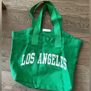 Green Los Angeles Large Tote Bag